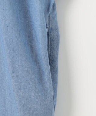 ANY 【手洗い可能】ウォッシャブルデニムシャツ ブルー