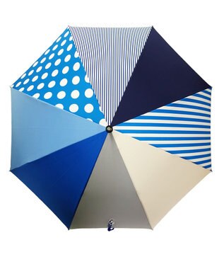 +RING 【UVカット95%以上】【UPF50＋】プラスリング 長傘60cm BLU T1277 青