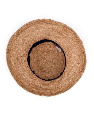 IBIZA ラフィア　ハット 濃茶
