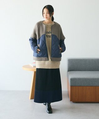 CRAFT STANDARD BOUTIQUE ダンボール×中綿ヨーク切替ジャケット Mocha