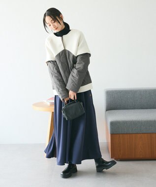 CRAFT STANDARD BOUTIQUE ダンボール×中綿ヨーク切替ジャケット Ivory