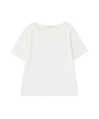 Green Parks 【適ON】５分袖リブプルオーバー Off White