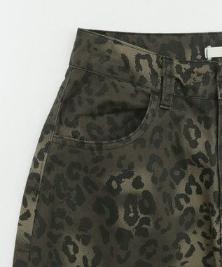 WEGO レオパードワイドストレートパンツ 柄1