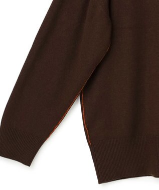 J.PRESS YORK STREET 【WOMEN】ベーシックハイゲージニット ダークブラウン系