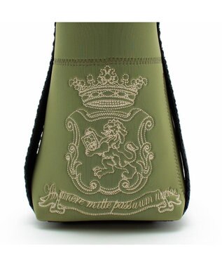 A.D.M.J. 【魔法の様に軽い】マジックライト/イタリアンファブリックステッチ刺しゅうデイリートートS オリーブ