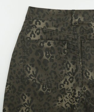 WEGO レオパードワイドストレートパンツ 柄1