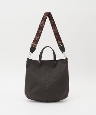 russet 《19か月連続！ブランド月間ランキング1位》スリム2WAYトートバッグ <コーデュラナイロン>(CE-1404-WEB) D.Brown