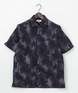 JOSEPH ABBOUD 【驚きの多機能】ライトウェーブ 半袖シャツ ネイビー系6