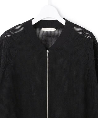 ICB L メッシュレースブルゾン ブラック