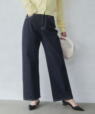 WEGO 【XS～Lサイズ展開/美脚】ストレートデニムパンツ デニムインディゴ