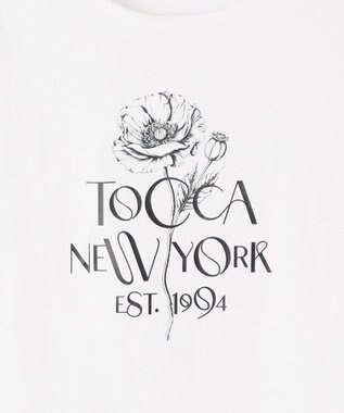 TOCCA 【接触冷感・UV90%以上カット・洗える】BLOOM OF TOCCA Tシャツ ホワイト系
