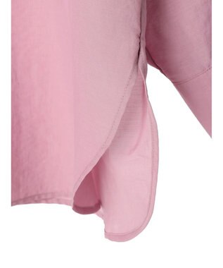 earth music&ecology シアーボーイズライクシャツ Pink