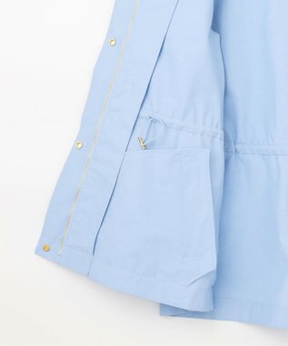 組曲 L 【2WAY】フード付き ライトアウター サックスブルー系