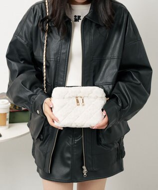 WEGO ファーバニティショルダー ホワイト