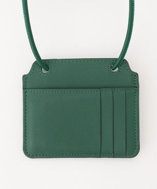 J.PRESS LADIES 【WEB限定カラーあり・セットアイテム】コインケース付き スマホ ポシェット グリーン系