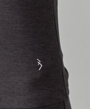 Chacott Peach MokuＴシャツ ダークグレー杢