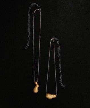 simoe Kira Necklace L / 01 シルバー×ゴールド