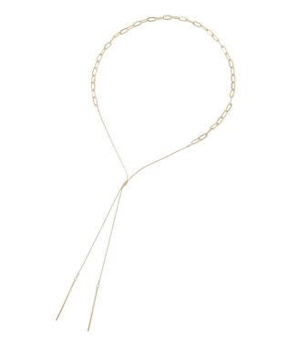 AMERICAN HOLIC 【2WAY】スライドチェーンネックレス Gold