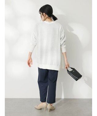 CRAFT STANDARD BOUTIQUE 強撚綿ニットカーディガン Ivory