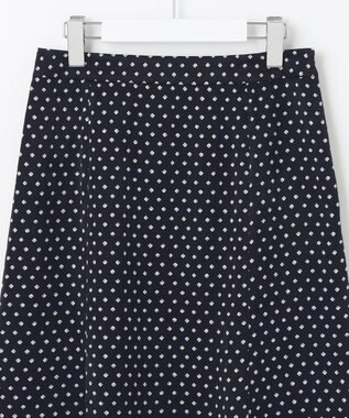 J.PRESS LADIES S 【洗える】ジオメトリック マーメイド スカート ネイビー系5