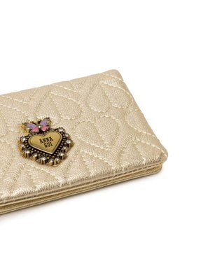 ANNA SUI ドリーミー 二面パスケース ゴールド