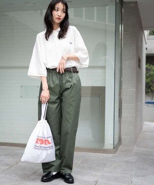 WEGO 【ユニセックス着用ITEM/ウエストゴム/手洗い可】シェフパンツ オリーブ