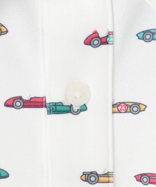 23区GOLF 【MEN】レーシングカープリント 半袖ポロシャツ ホワイト系5