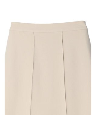 Green Parks きれいシルエット裾フレアスカート Ecru