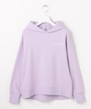 J.PRESS LADIES 【WEB限定】ロゴ裏毛 パーカー 【WEB限定】ラベンダー系