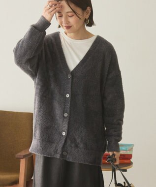 AMERICAN HOLIC フェアリーVネックカーディガン Charcoal Gray