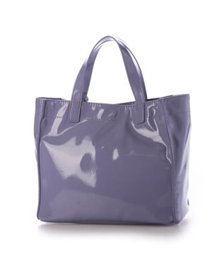 UNBILLION カシュカシュ cachecache / ソフトエナメルスクエア手提げトートS ラベンダー