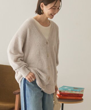 AMERICAN HOLIC フェアリーVネックカーディガン Light Gray