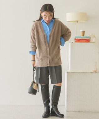 AMERICAN HOLIC フェアリーVネックカーディガン Mocha