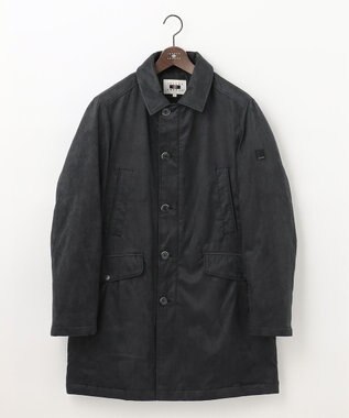 JOSEPH ABBOUD 【キルトレスダウン】ナチュラルダイスウェード ダウンコート グレー系