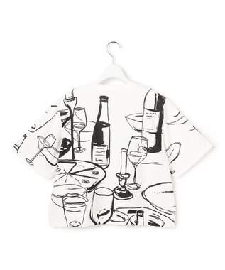 ICB L 【30th ANNIVERSARY】 MILANO プリントTシャツ オフホワイト系