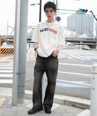 WEGO 【ユニセックス着用ITEM】アクセ付きグラフィックT（SS） ホワイト