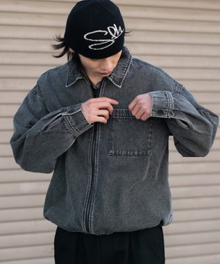 WEGO デニムシャツジャケット デニムブラックソノタ