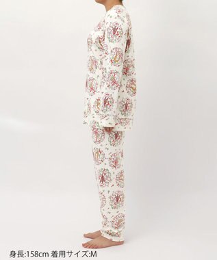 tsumori chisato SLEEP ツモリチサト パジャマ 長袖 長ズボン 綿100%(本体) あったか レディース  UDW451 /ワコール アイボリー