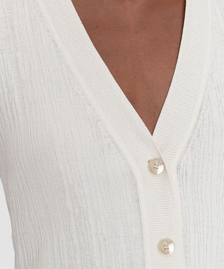 JOSEPH クリンクルリブ　カーディガン Marble