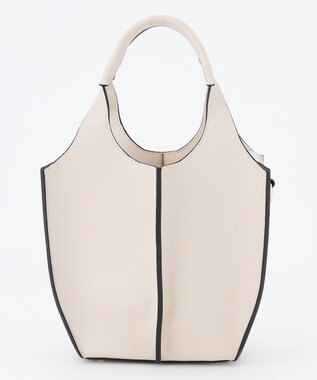 23区 アウトシームミニショルダー バッグ アイボリー系