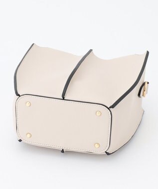 23区 アウトシームミニショルダー バッグ アイボリー系