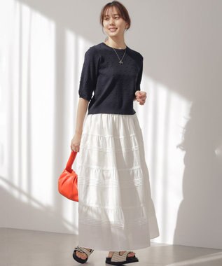 組曲 クラウドローン スカート ホワイト系