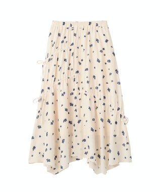 CRAFT STANDARD BOUTIQUE ボタニカルプリントデザインスカート