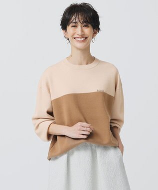 【カタログ掲載・セットアップ対応・洗える】スムージーブロッキング ニット