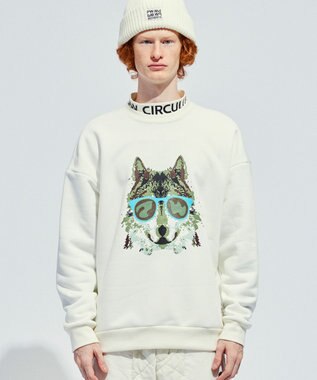 PW CIRCULUS 【MEN】ウルフモチーフスエット