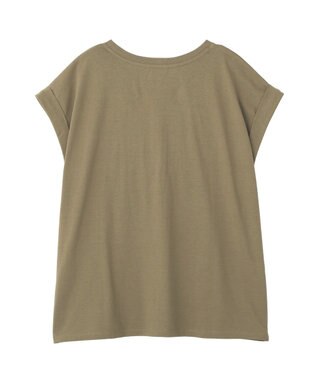 Green Parks 汗染み防止フレンチロゴＴシャツ Khaki