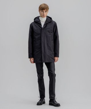 JOSEPH HOMME パウダーピーチクロス　 3WAYフードコート ブラック系