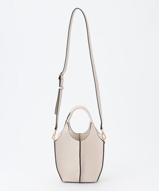 23区 アウトシームミニショルダー バッグ アイボリー系