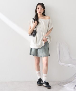 earth music&ecology マルチウェイリメイク風プルオーバー Oatmeal