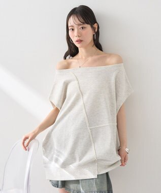 earth music&ecology マルチウェイリメイク風プルオーバー Oatmeal